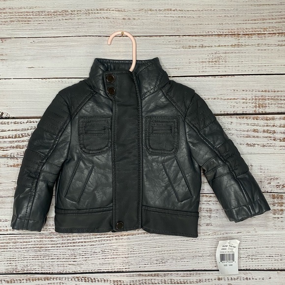 Urban Republic Other - Urban republic baby boy moto leather jacket. Size 3/6M